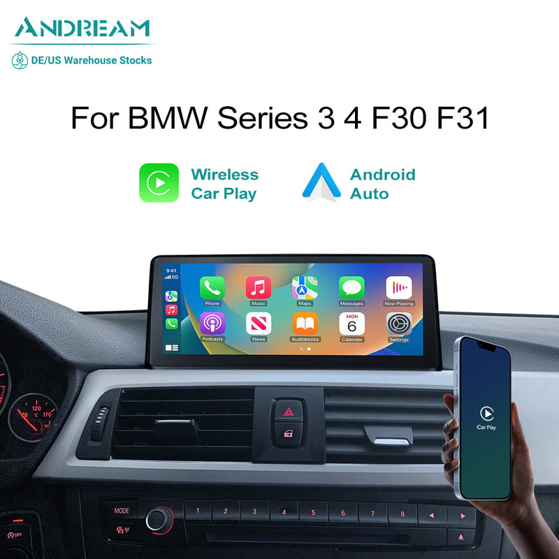 8.8/10.25 Wireless CarPlay Android Auto Car Multimedia Display For B –  Andream(US)