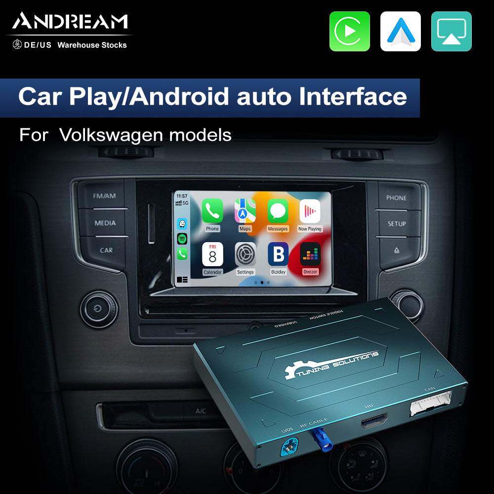 Wireless Carplay Android Auto MMI Prime Retrofit Interface Box Module For Volkswagen VW Golf Passat Lingdu Tiguan Teramont 2014-2018 Navigation