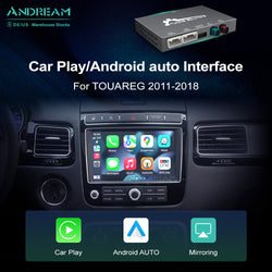 Wireless Carplay Android Auto MMI Prime Retrofit Interface For Volkswagen Touareg V6 V8 TDI Hybrid R-Line Executive 2010-2018 Navigation