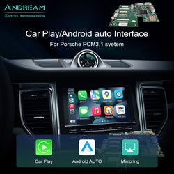 Wireless CarPlay Android Auto MMI Interface Adapter Prime Retrofit For Porsche 911 Bosxter Cayman Macan Cayenne Panamera  PCM3.1 Navigation Kit