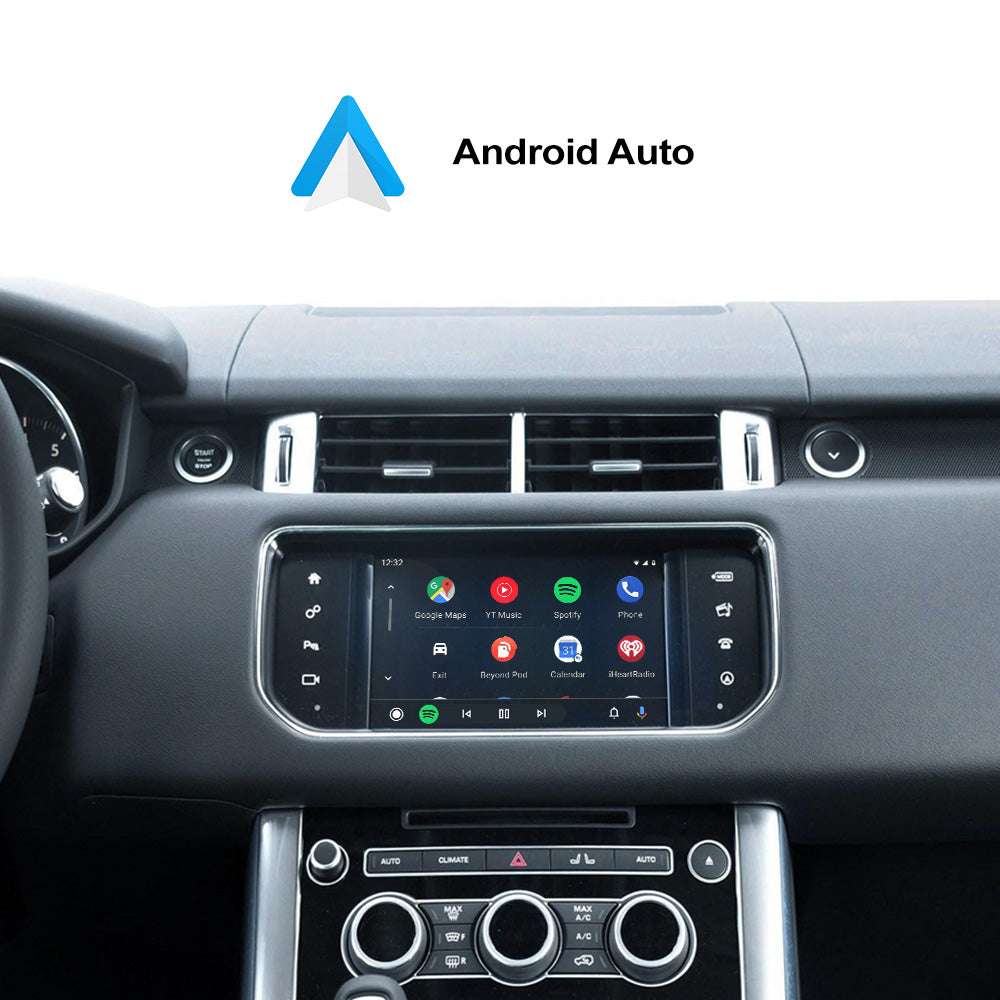 Andream Wireless CarPlay & Android Auto Interface Module Box Specifically Designed for Land Rover Sport, Evoque, Vogue, Discovery 4, and Jaguar XE, XF Models