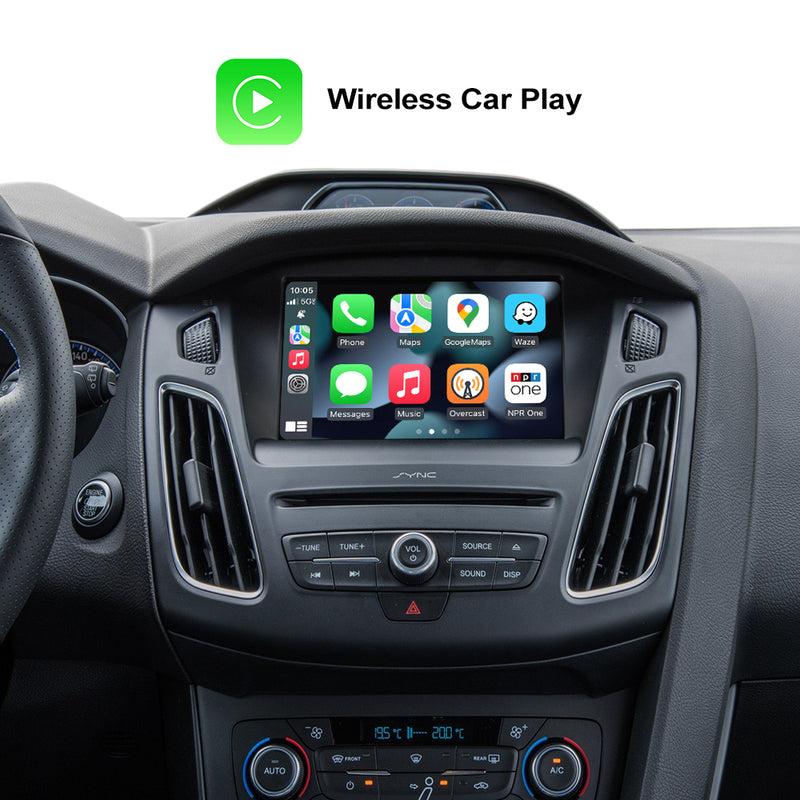 Wireless Carplay Voor Ford Focus Explorer Fusion Focus Fiesta  Escape Edge Explorer Sync 2 Met Android Auto Interface Link Airplay Auto Play Functies