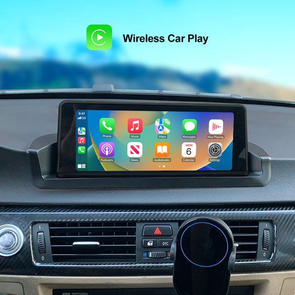 8.8'' 10.25'' Wireless Apple CarPlay Android Auto Car Multimedia Display Head Unit For BMW 3 Series E90 E91 E92 E93 Without Original Screen Upgrade