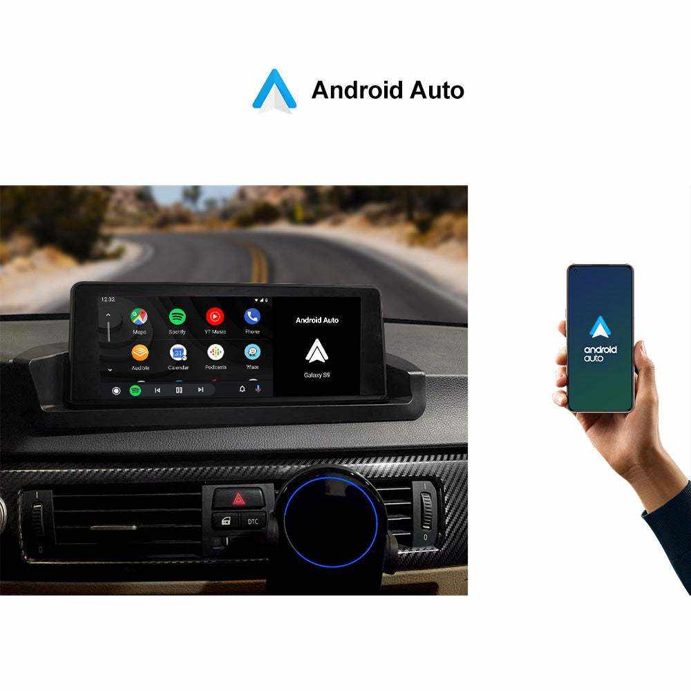 8.8'' 10.25'' Wireless Apple CarPlay Android Auto Car Multimedia Display Head Unit For BMW 3 Series E90 E91 E92 E93 Without Original Screen Upgrade